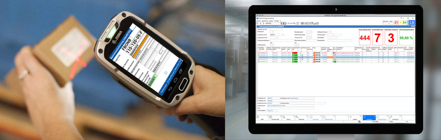 Lagerverwaltungssoftware SuPCIS-L8 WMS Lagerverwaltungssystem Leitstand Kommissionierung